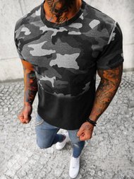 Camiseta de hombre grafito OZONEE JS/8T86/5