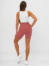 Leggins mujer cortos borgoña OZONEE JS/XY24026S