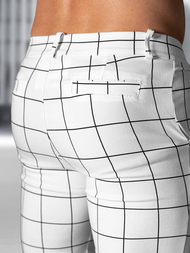 Pantalón chino de hombre blancos OZONEE O/P4009Z