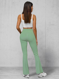 Leggings para mujer con piernas anchas menta OZONEE JS/17K588/127