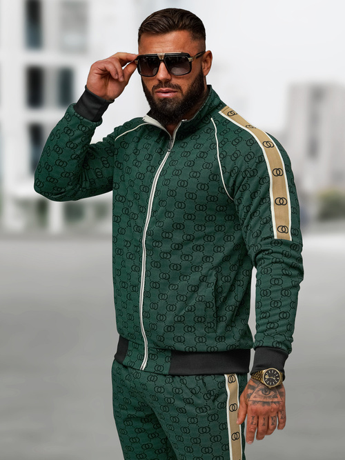 Chándal de hombre verde OZONEE O/FF5110AB