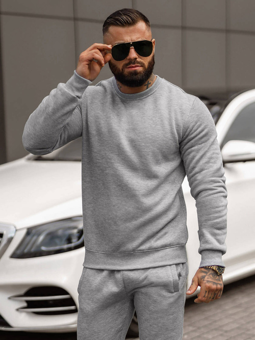 Chándal de hombre gris OZONEE JS/68C10380/2Z