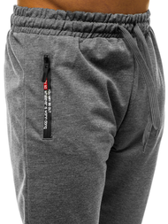 Pantalón de chándal de hombre gris oscuro JS/XW005S