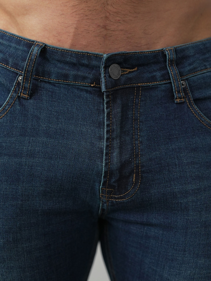 Vaqueros de hombre azul oscuro OZONEE O/JK2895A