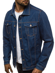 Chaqueta vaquera de hombre azul OZONEE JB/JP1110