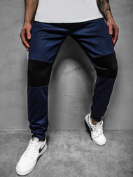 Pantalón de chándal de hombre azul marino OZONEE JS/JZ11015Z