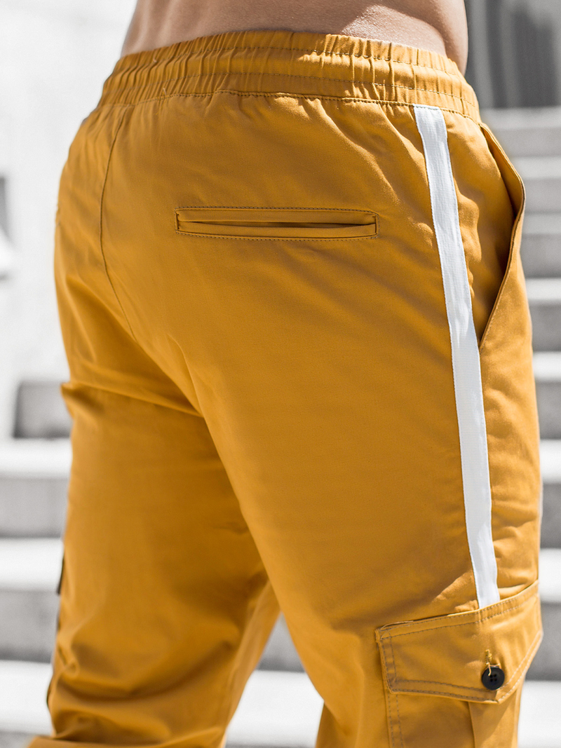 Pantalón jogger de hombre camel OZONEE DJ/5580