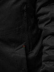 Chaqueta de invierno de hombre negra OZONEE JS/22M319/392