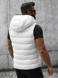 Chaleco de hombre blanca OZONEE N/7125