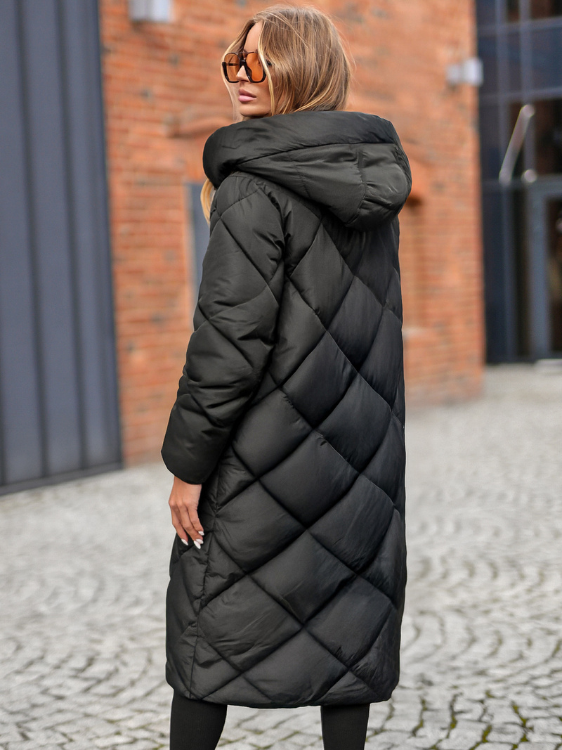 Chaqueta de mujer negra OZONEE JS/5M3173/392Z