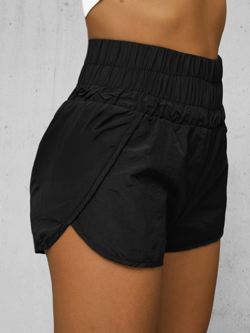 Pantalones cortos deportivos para mujer negras OZONEE JS/XY24019S