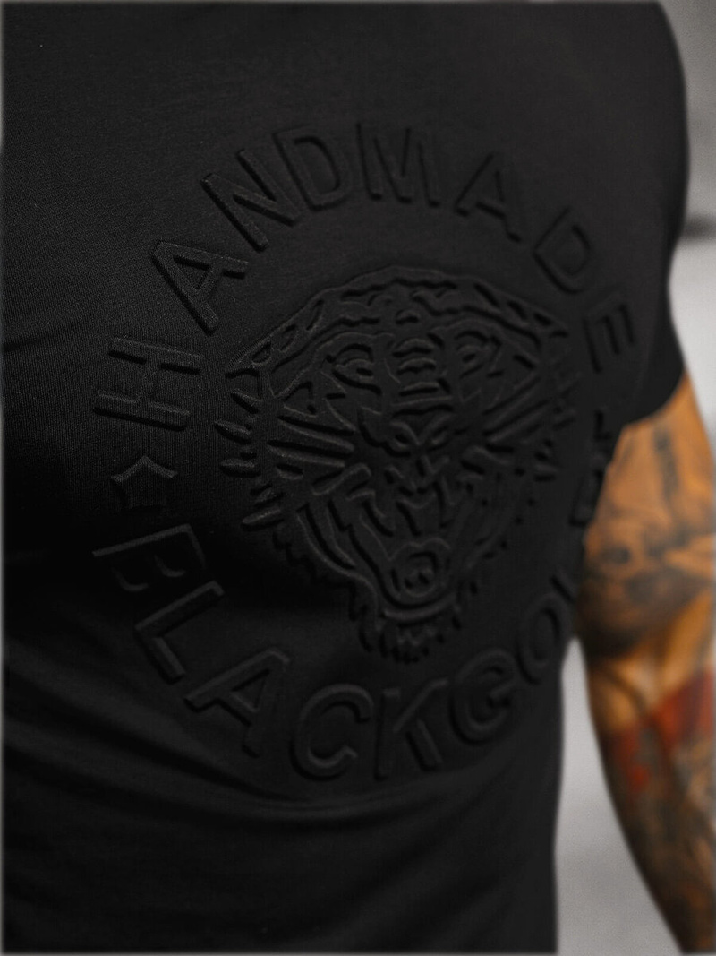 Camiseta de hombre negras OZONEE NB/MT3056Z