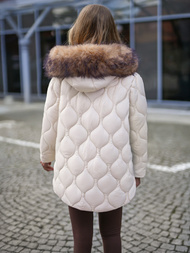 Chaqueta de mujer crudo OZONEE JS/5M3226/62B