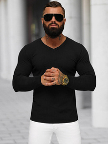 Jersey de hombre negro OZONEE NB/MMB601/4Z