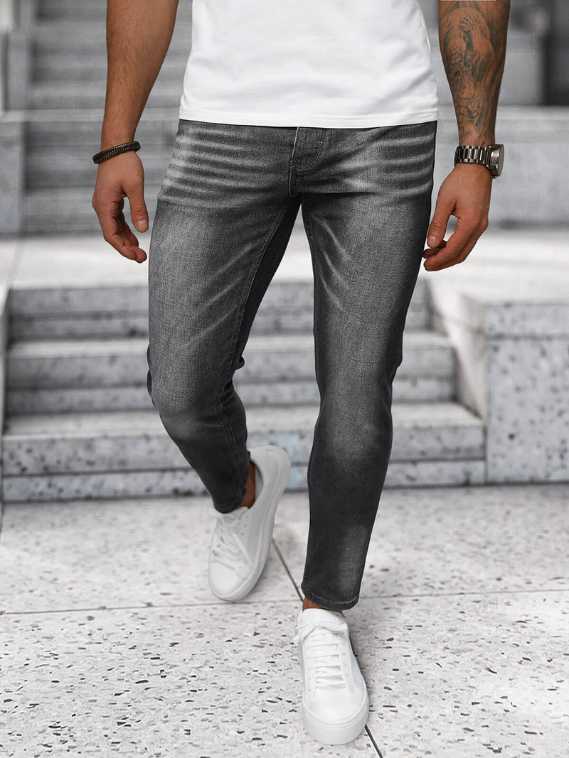 Vaqueros de hombre grafito OZONEE NB/MP0199GS