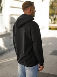 Sudadera de hombre negra OZONEE JS/65B3907/3
