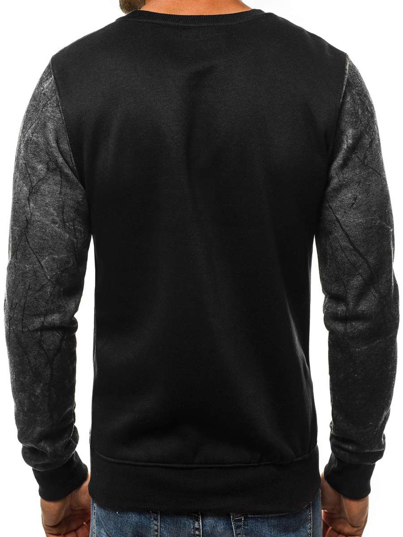 Sudadera de hombre grafito OZONEE JS/DD257