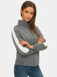 Sudadera de mujer grafito OZONEE JS/B26038