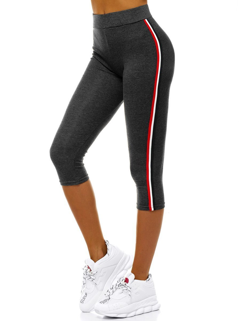 Leggings para mujer gris oscuro OZONEE JS/1037/B2