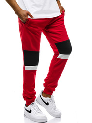 Pantalón de chándal de hombre rojo OZONEE JS/JZ11016
