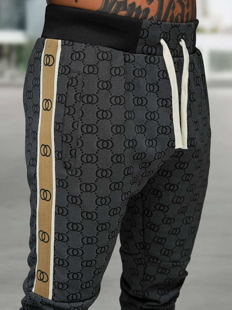 Chándal de hombre negro OZONEE O/FF5110AB