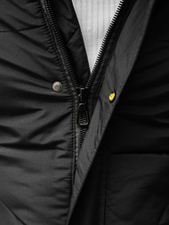 Chaqueta de hombre negra OZONEE JS/M1966/392