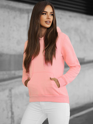 Sudadera de mujer rosa en polvo OZONEE JS/W02Z