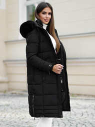 Chaqueta de mujer negra OZONEE O/W377Z