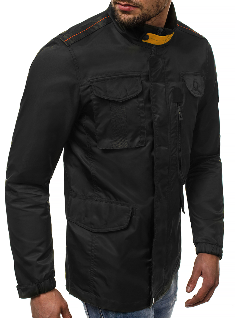 Chaqueta de hombre negr OZONEE O/99237