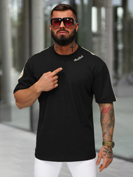 Camiseta de hombre negras OZONEE O/QQ1195