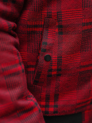 Chaqueta de hombre roja OZONEE O/3A58