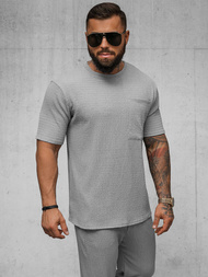 Camiseta de hombre gris OZONEE O/Y960T
