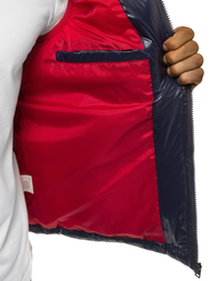 Chaleco de hombre azul marino OZONEE N/6105