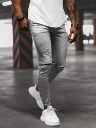 Vaqueros de hombre gris OZONEE O/WE1090