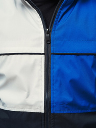 Chaqueta de hombre azul marino OZONEE JS/84M3003/215