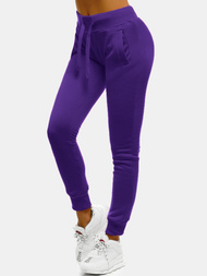 Pantalón de chándal para mujer violeta OZONEE JS/CK01/30