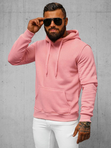 Sudadera de hombre rosa en polvo OZONEE JS/2009Z