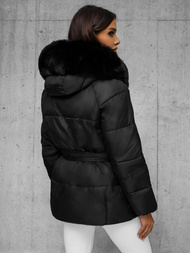 Chaqueta de mujer negra OZONEE JS/16M9206/392Z