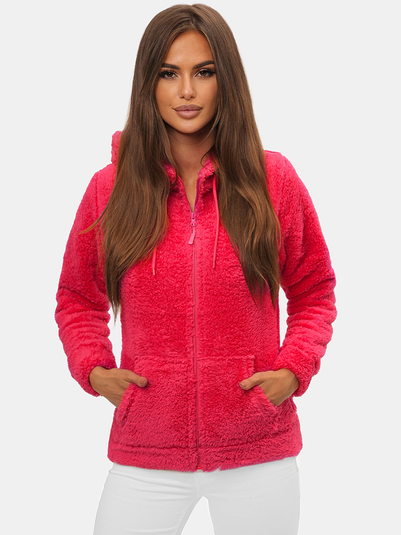 Sudadera de mujer coral OZONEE JS/HH007/28Z