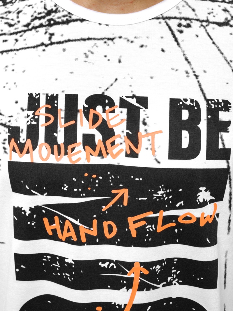 Camiseta de hombre blanca OZONEE JS/KS1983Z