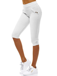 Leggings para mujer blancos OZONEE JS/1041/B11