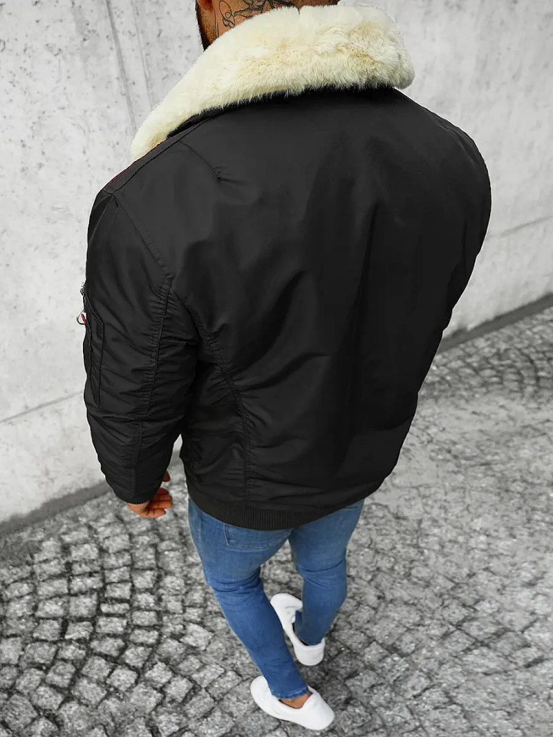 Chaqueta de hombre negra OZONEE O/X1026KZ