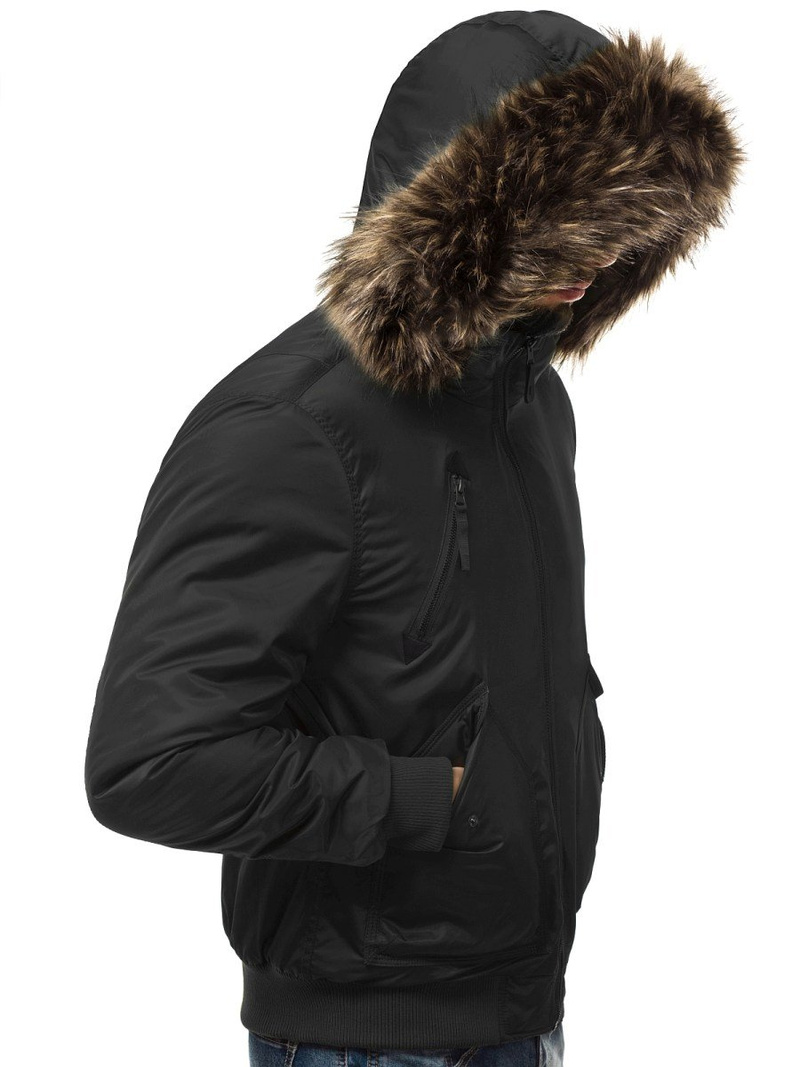 Chaqueta de hombre negra OZONEE O/99122