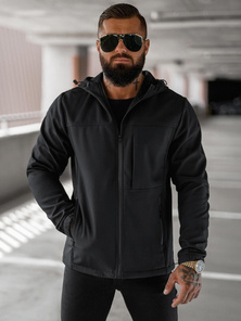 Chaqueta softshell para hombre negro OZONEE JS/27B6523/3Z