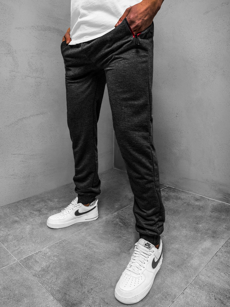 Pantalón de chándal de hombre grafito JS/XW007SZ