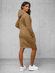 Sudadera de mujer beige obscuro OZONEE JS/YS10005/91Z