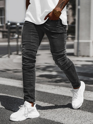 Vaqueros de hombre negras OZONEE NB/MP0025N