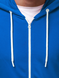 Sudadera de hombre azul OZONEE A/1009Z