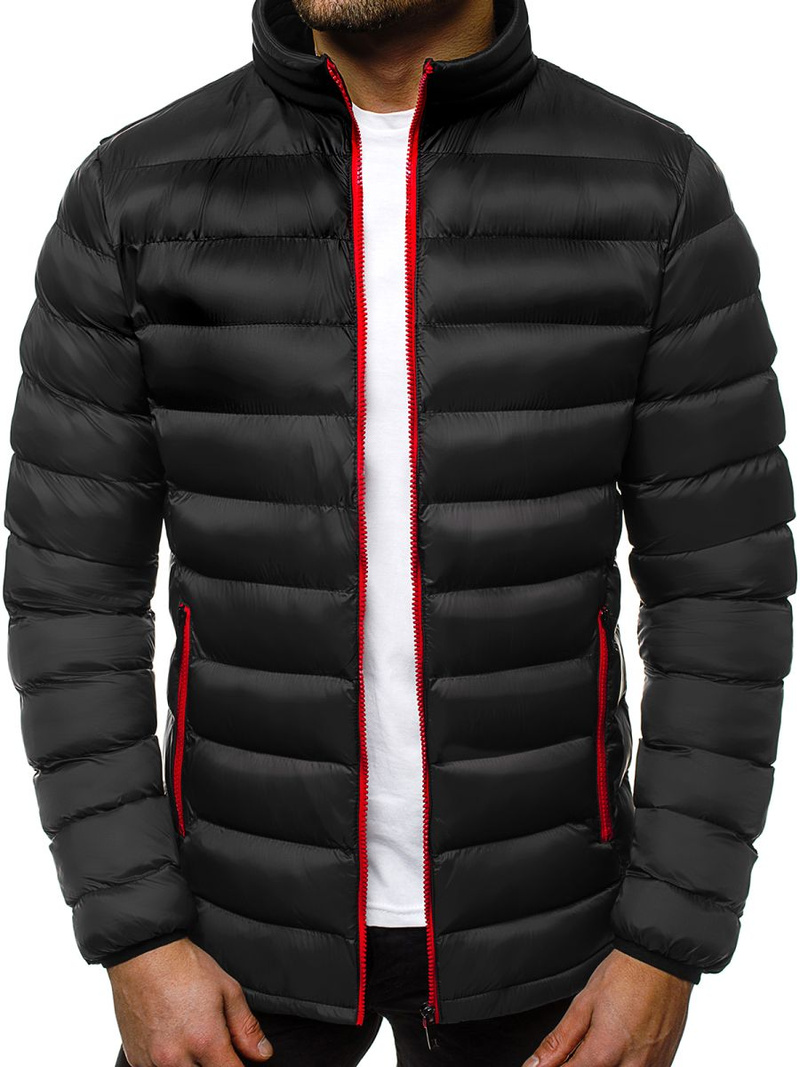 Chaqueta de hombre negra/2 OZONEE JB/JP1111