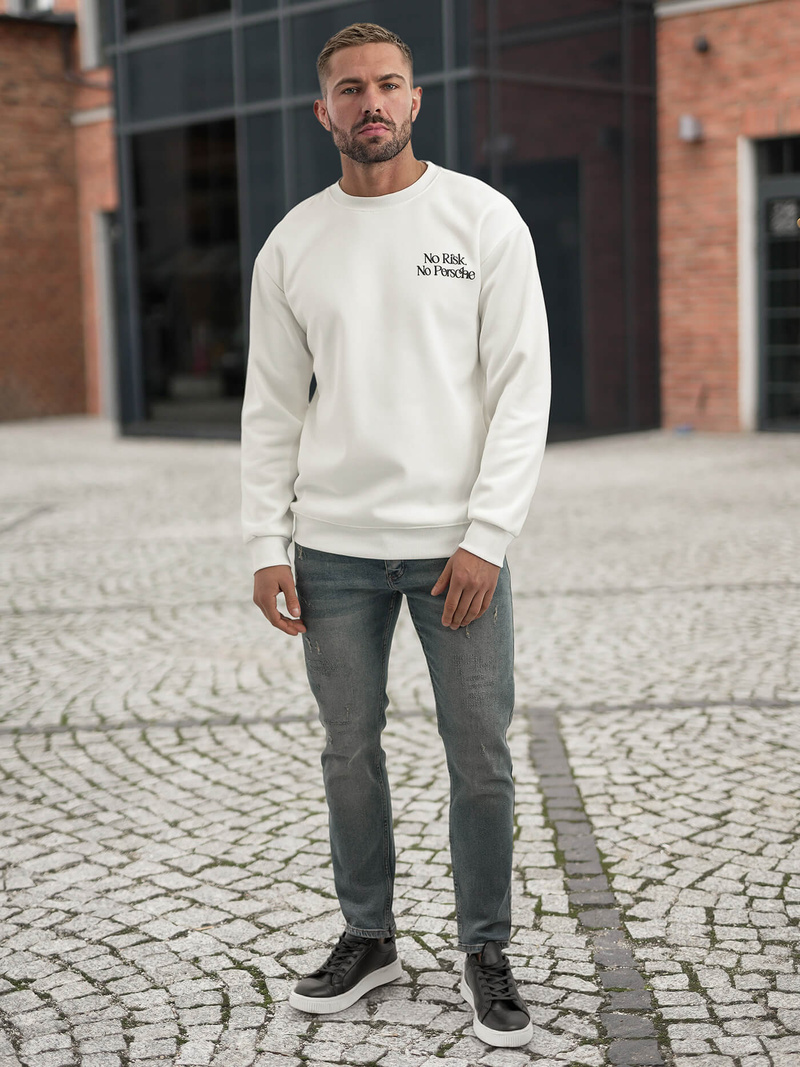 Толстовка Чоловіча Бiла OZONEE JS/65B3918/1